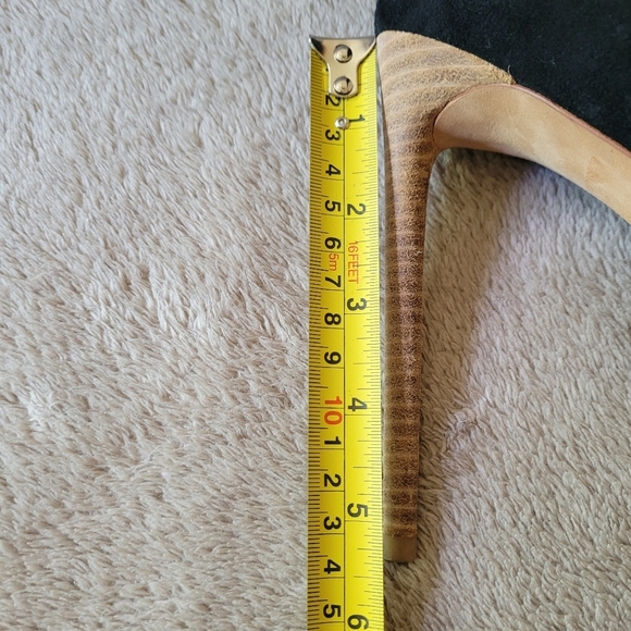 Rachel Zoe Lynette black suede heels size 9 - Picture 12 of 12